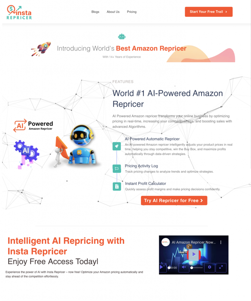 Insta Repricer Real-Time Market Price Synchronization UI Display
